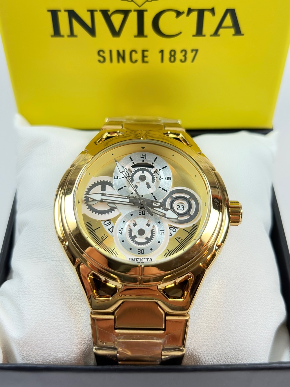 Invicta S1 Rally 79013 44mm Gold